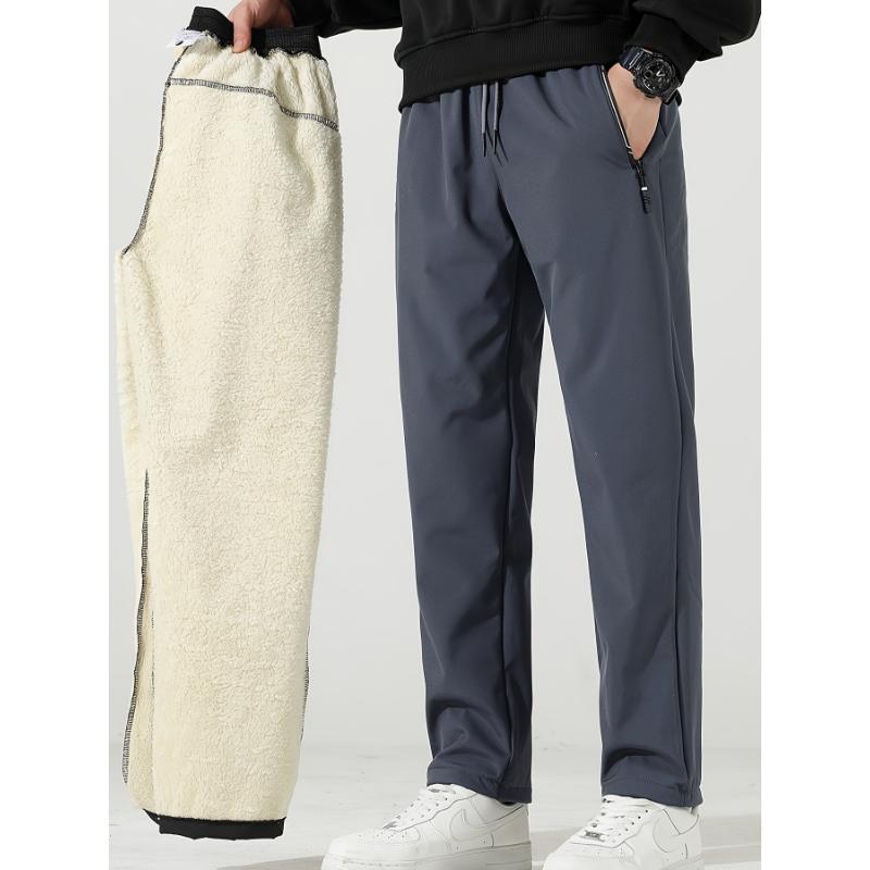 TikTok Shop Men s Fashionable Casual Trousers Men s Thickened Trousers Men s Winter Thermal Trousers Men s Outdoor Thermal Trousers