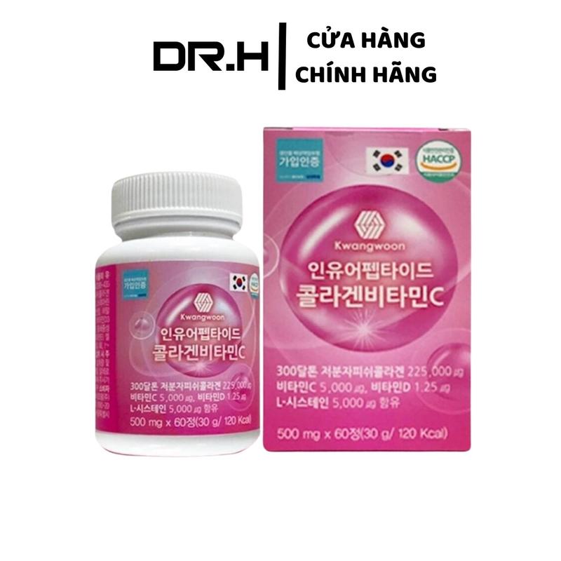 Viên uống hỗ trợ trắng da Collagen Vitamin C Peptide ( Hộp 60 viên ) Hàn Quốc