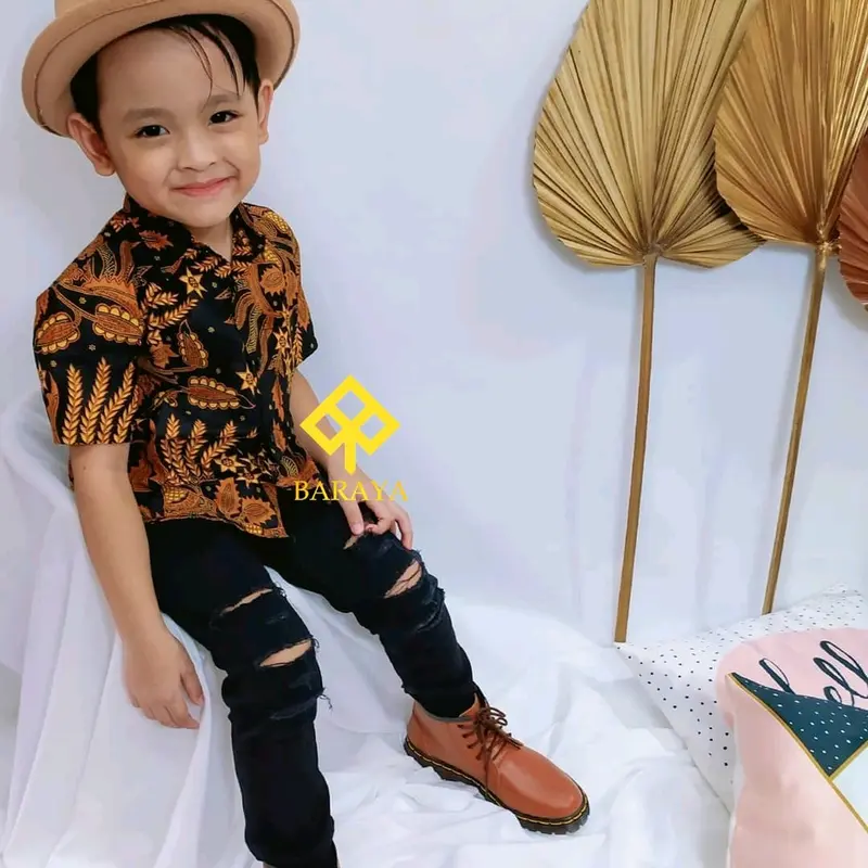 Baju Batik Anak Usia 1 sampai 12 Tahun Batik Anak Laki-laki Terbaru Katun 1