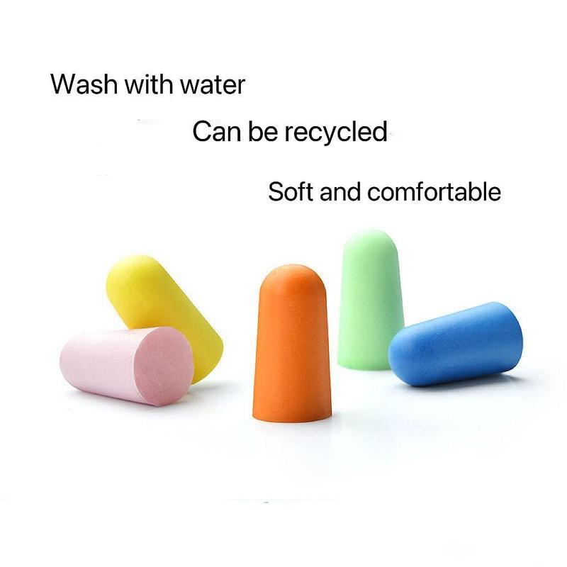 24pcs Foam Earplug With Clear Storage Container, Portable Ear Plugs for Home Outdoor Travel, Sleeping Supplies, Blue and Green Mini Gadgets 2