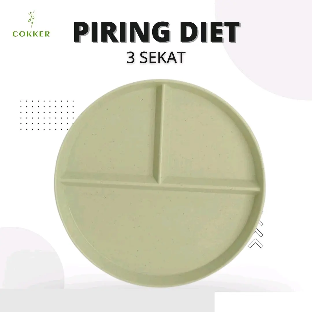 Piring Diet Sekat Premium Murah Aesthetic