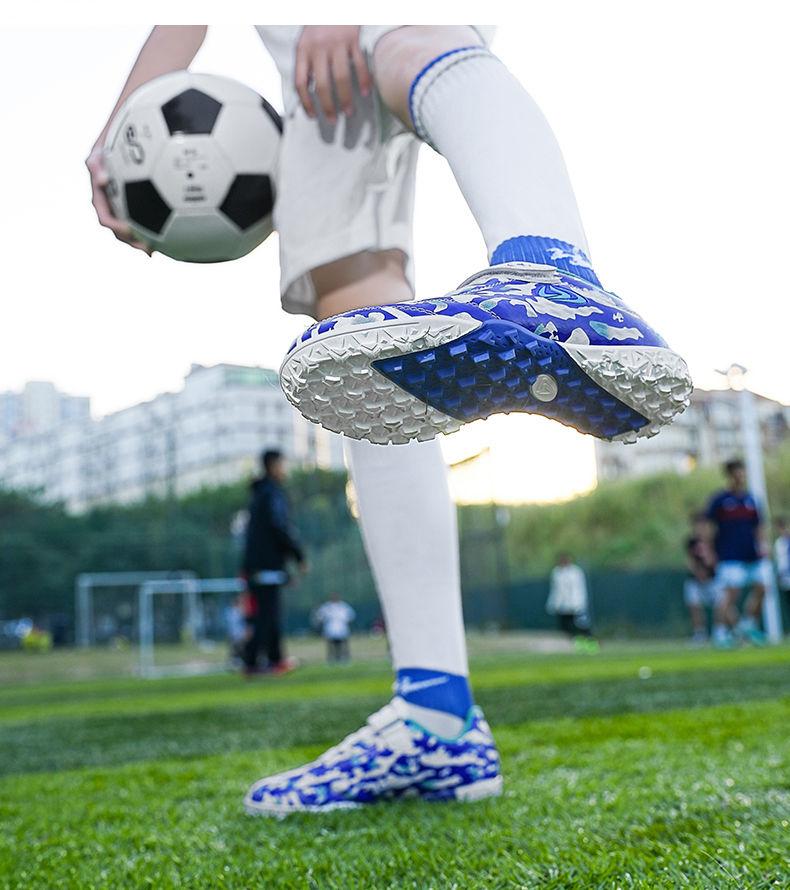 Product Introduction of Authentic Soccer Shoes Non-Slip Spike Children Boys Girls Youth Breathable Long Spike Wear-Resistant Elementary School Competition Sports Shoes Footwear 24