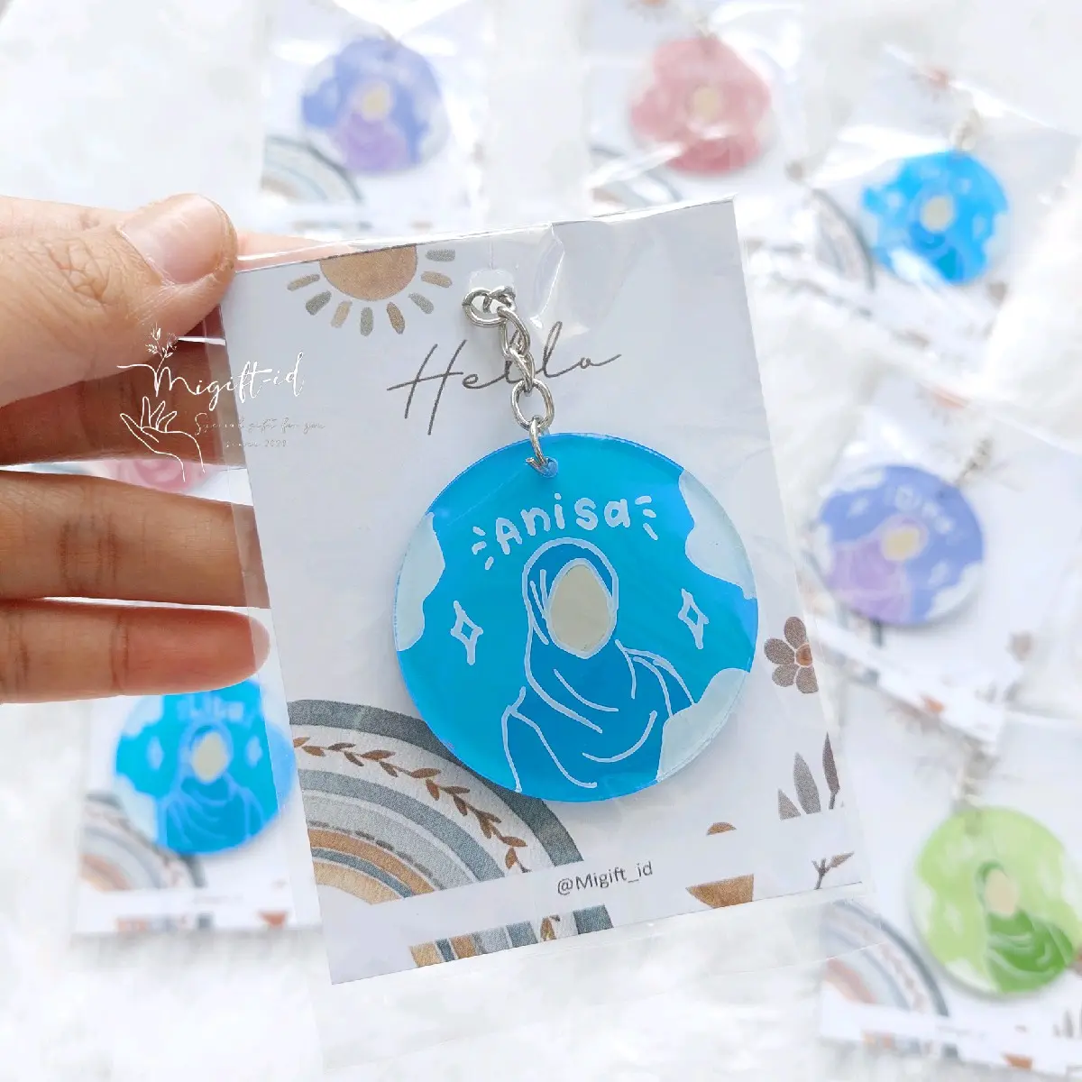 gantungan kunci custom/ keychain custom / ganci gambar/ sovenir gantungan kunci gambar / gantungan Akrilik