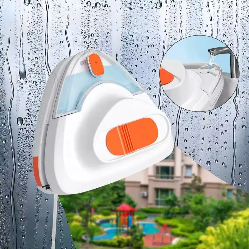 Double Sided Glass Cleaning Tool, 1 Count Multifunctional Household Glass Scraper, Glass Cleaning Tool for Home Use, Household Cleaning Supplies