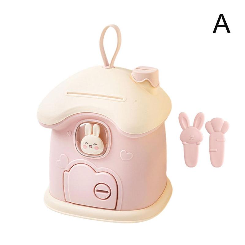 Product Introduction of Cute Cartoon Small House Money Bank Children's Gift Jar Savings B2D1 31