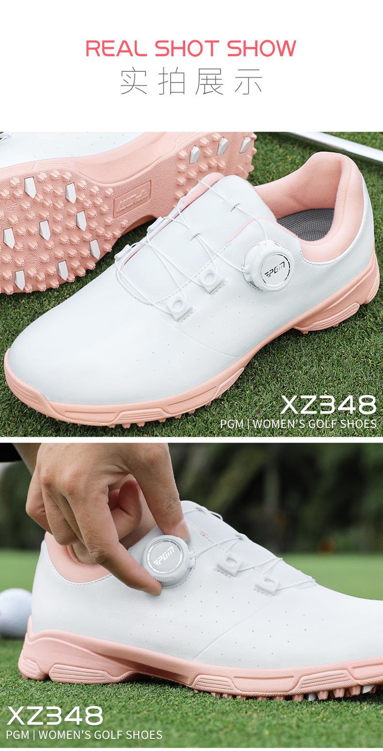 Product Introduction of [PGM] Golf Shoe Women's Summer Waterproof Microfiber Shoes Non-Slip Spike Bottom Sports Golf Women's Shoes Xz348 14