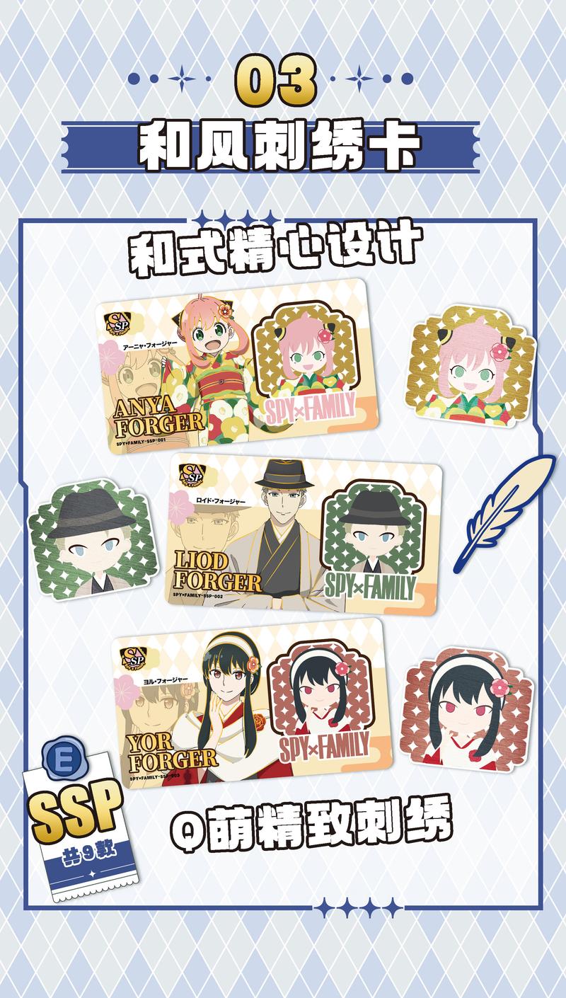 Product Introduction of SPY X FAMILY Anime Cute Cards collection Card 5