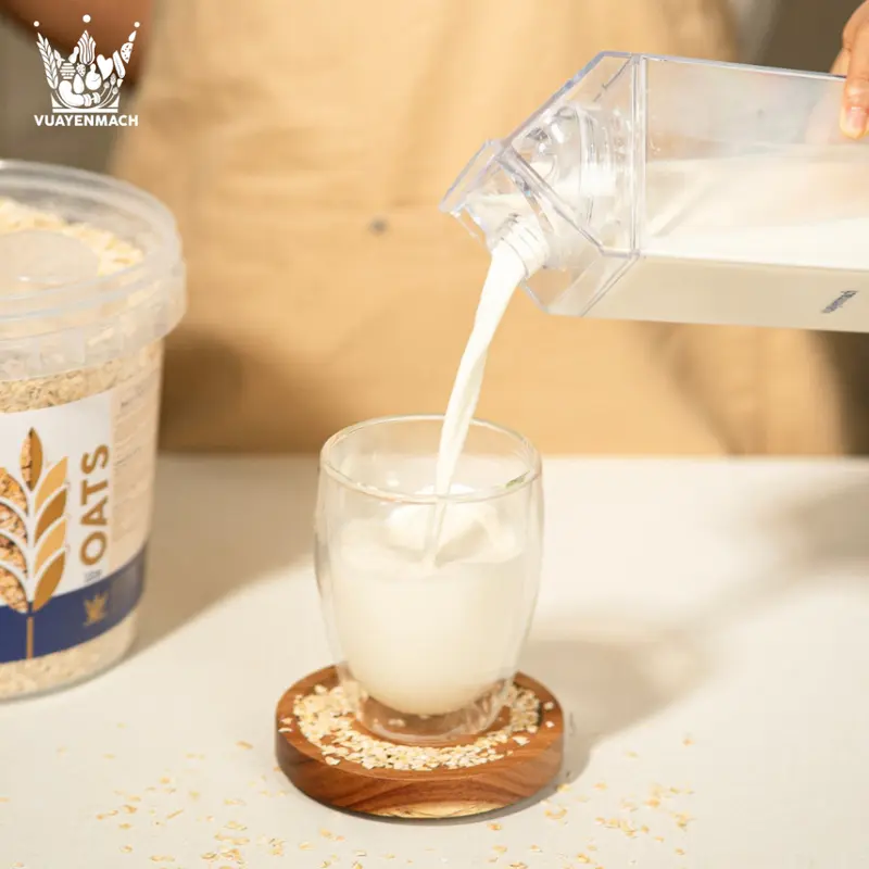 [Mã BMLT35] Yến mạch tươi nguyên cám cán mỏng VUA YẾN MẠCH Úc  ăn kiêng healthy eat clean mẹ bầu 2