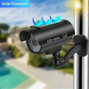 Replika CCTV Dummy Fake Outdoor kamera Solar Panel Option mainan Toys