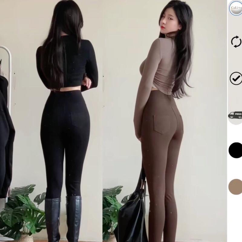 MỞ BÁN RẺ NHƯ CHO: Quần legging 4 túi (chất umi) Nữ Nhung