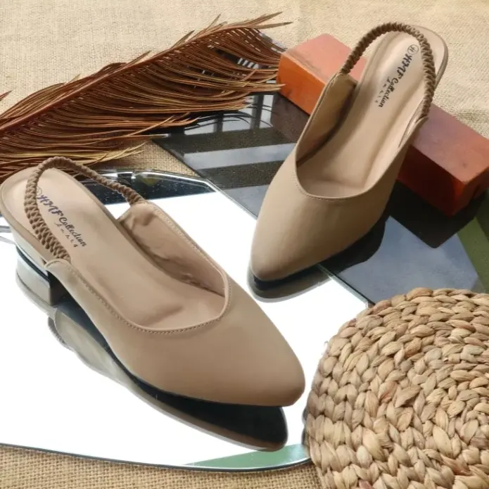 HMF Hany Heel Mules Wanita 3 cm MT01