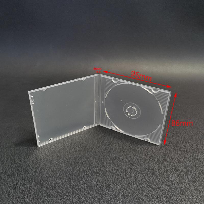 ReadStar-Hộp Đựng DVD Tiêu Chuẩn Siêu Mỏng PP Trong Suốt, 1 Cái, 8CM, Gói CD 3 Inch, Hộp Đựng CD Di Động 4