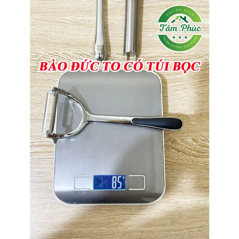 Bào Nạo vỏ rau củ, hoa quả Đức, cán đệm đen, hàng Đức chính hãnġ 1