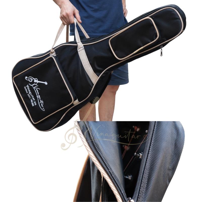 Product Introduction of Bao Vải Dù Guitar 6 Lớp Chống Nước Chống Bụi Vinaguitar 2023 8