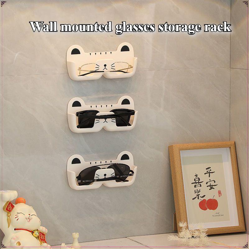 Product Introduction of Wall mounted glasses storage rack, bedside bathroom, anti pressure sunglasses, sunglasses display props, myopia glasses frame display rack 0