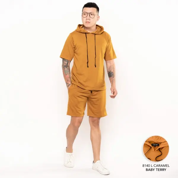 Jane Frey Clothing Hoodie Set Freypv 8140 Sweatshirt Hoodie Set M-XL Sweater Set Casual Sweatshirt Workout Pria Polos Katun sweater satu set celana 3