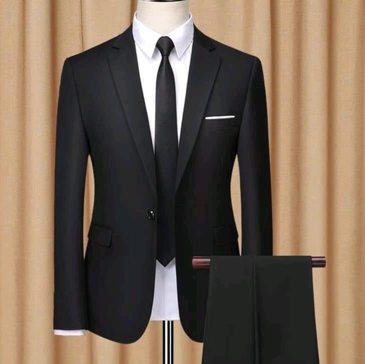 Mã H1 vest đen một cúc  dáng hàn quốc cao cấp vải co giãn thoải mái dày dặn 3