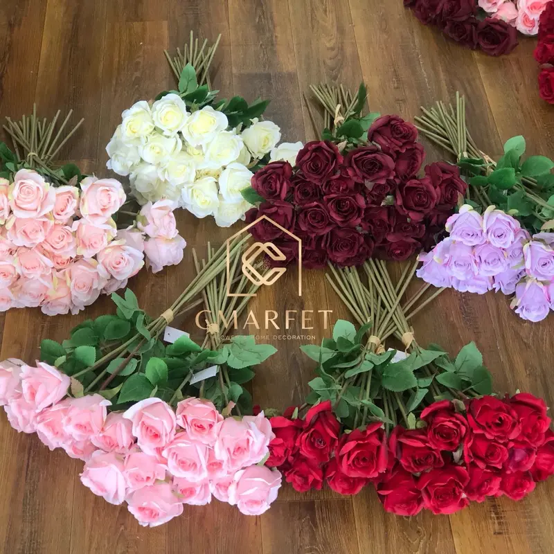 Bunga mawar tangkai artificial " harga/tangkai" 0