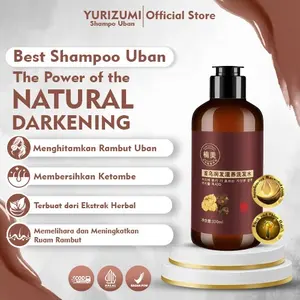 Shampoo Shampo Sampo Yurizumi Penghitam Rambut / Menghitamkan Rambut / Menghitamkan Rambut Uban