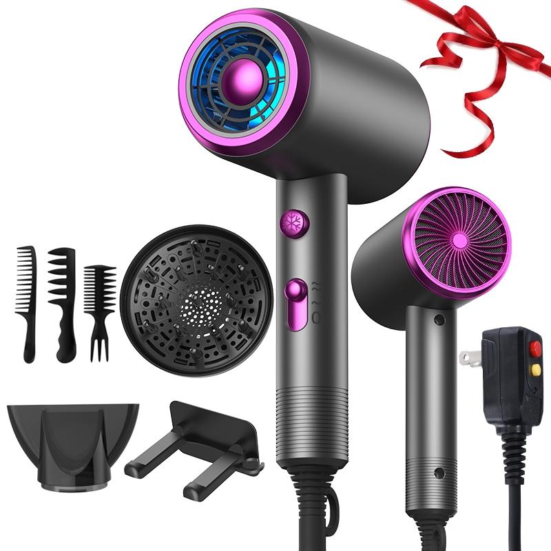 Powerful Ionic Hair Dryer Kit (2 Sets), Including Hair Dryer