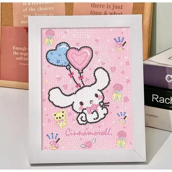 𝗧𝗜𝗞𝗧𝗢𝗞 𝗙𝗟𝗔𝗦𝗛 𝗦𝗔𝗟𝗘 || Diamond Painting Sanrio Edition + Bingkai foto