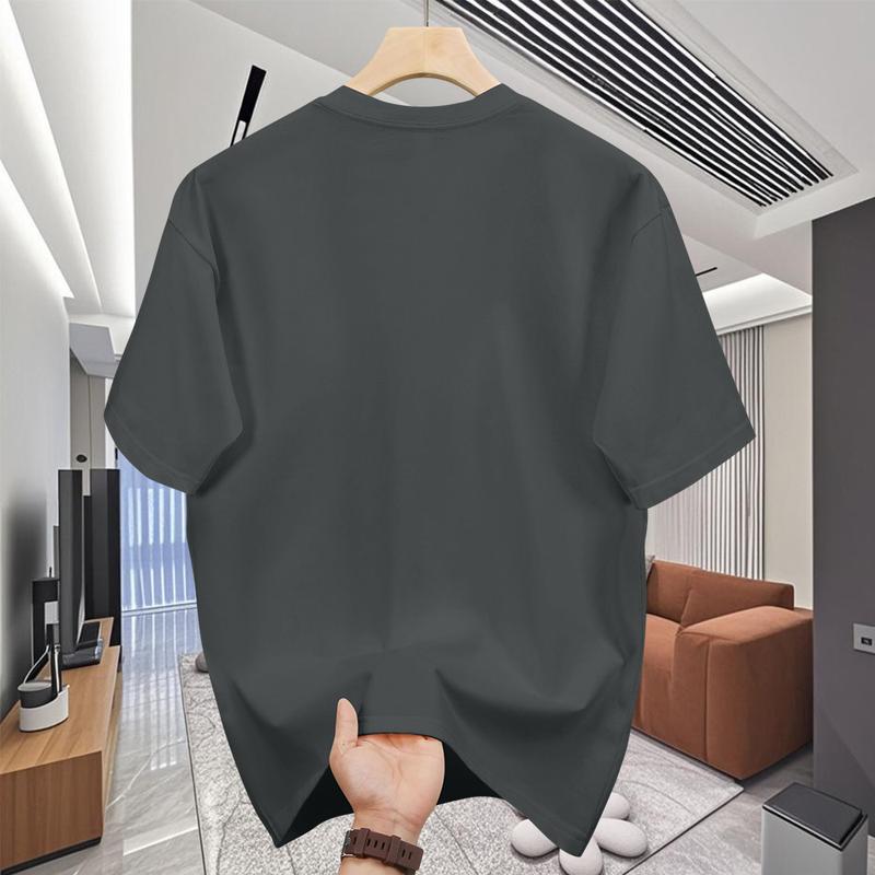 Product Introduction of Áo Thun Cotton Nam, ngắn Tay, Cổ Thuyền In Họa Tiết Minh Họa Nghệ Thuật Trừu Tượng 2