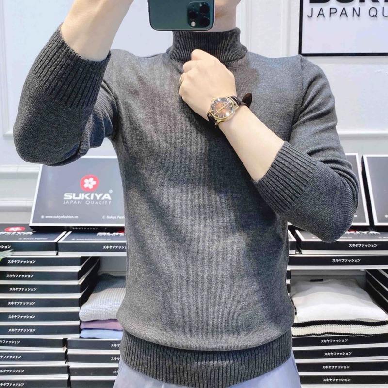 Áo len nam cổ lọ form body len xịn mềm mịn chống xù tôn dáng Menswear Nhung 6