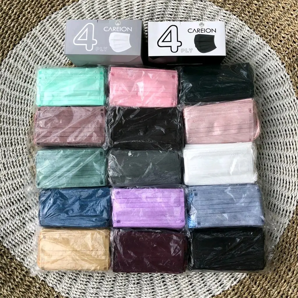 MASKER EARLOOP CAREION 4PLY ISI 50PCS