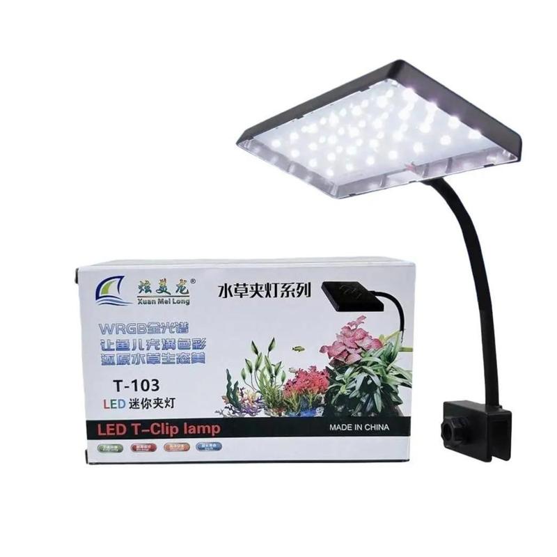 Đèn led thủy sinh xml T102, T103 - đèn kẹp hồ cá (tiết kiệm điện, bảo vệ môi trường)