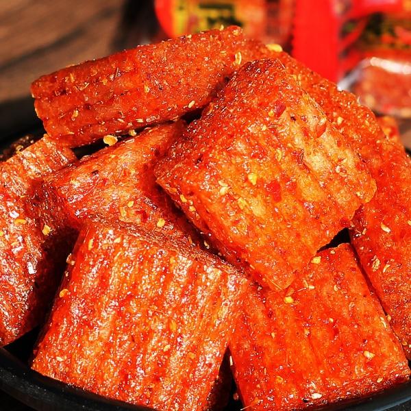 Product Introduction of Spicy And Sweet Strip Soy-Meat Snack Spicy Dried Bean Curd Independent Packaging Spicy Flavor Snack 0