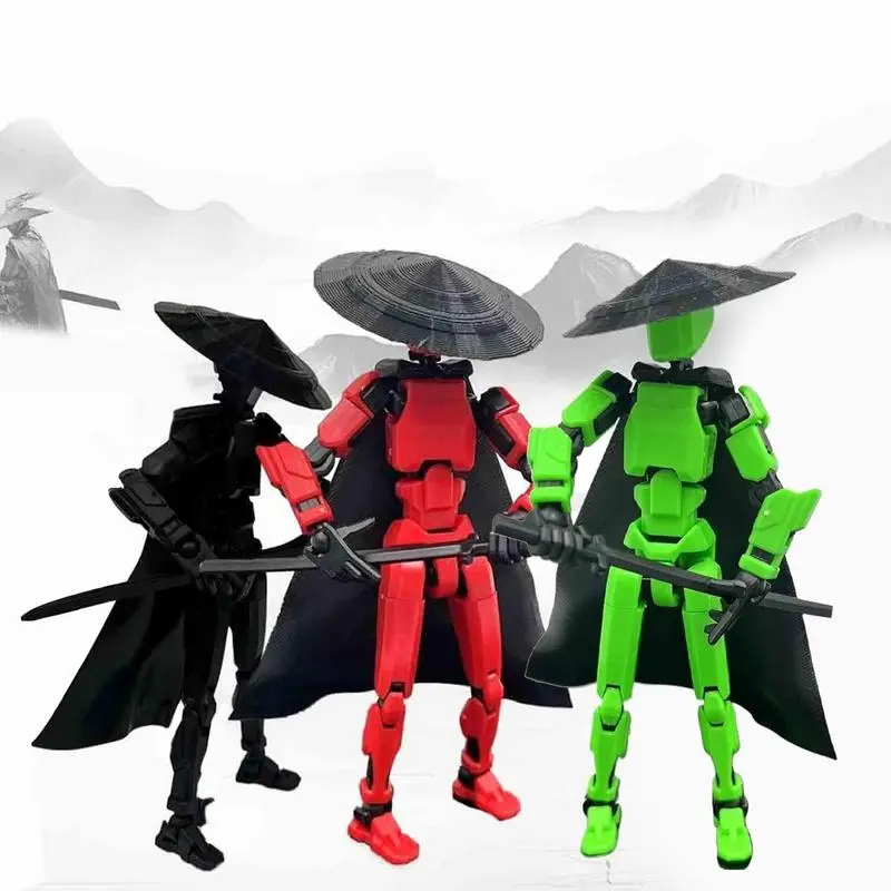 YUANSHI 3rd Generation Lucky13 Figure Toys Dummys 3D Printed Movable Shapeshift Robot Action Figuras DIYs Mannequin Decompressions Gifts