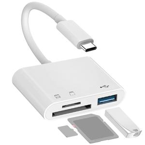 USB Type-CまたはMicro-USBからSDカードリーダー、OTG USBデータケーブル、Micro SD/TFカードリーダーアダプター、カメラやiOS/Android携帯電話用ストレージカードデータ転送
