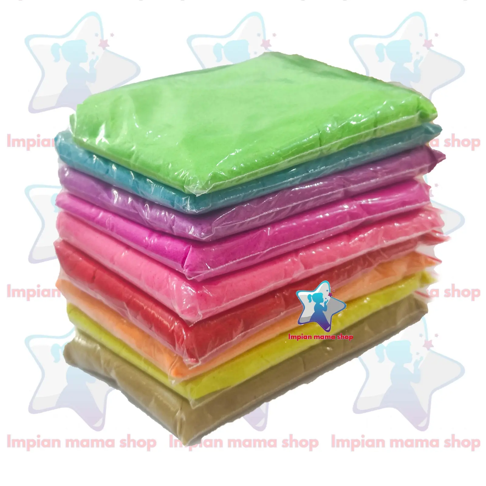 Mainan Pasir Ajaib 1 kg Murah Refill Bisa Pilih Warna