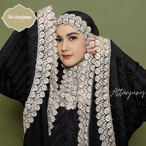 Mukena silk velvet premium Renda sahira attanjuny Atasan Bawahan