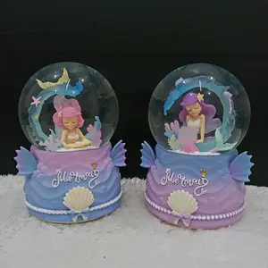 SNOWBALL BOLA MUSIK AIR MERMAID PUTAR DALAM