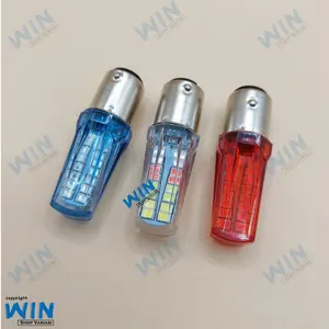 lampu stop rem belakang kedip dan running merah biru dan rgb universal