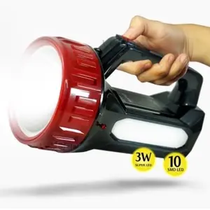 SENTER GAGANG SURYA SHT L3W 10LED BISA DI CAS CAHAYA TERANG