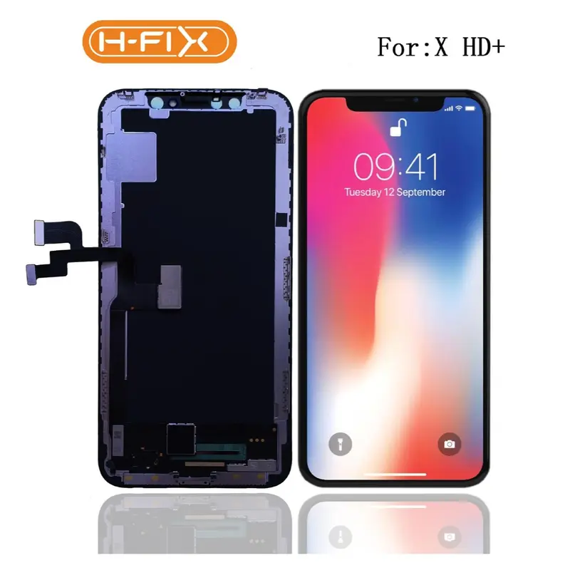 Layar LCD H-FIX Iphone X OLED Fullset Touchscreen 0