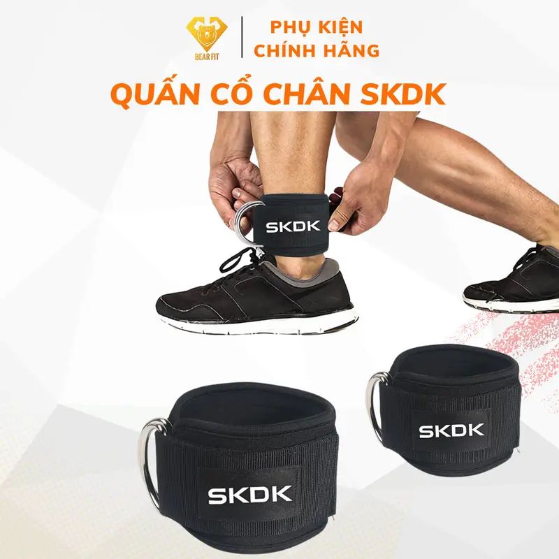 Quấn Cổ Chân Tập Gym , Tập Chân Mông Với Cáp Chính Hãng SKDK A586 0
