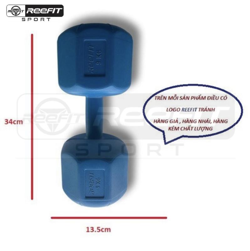 Vỏ tạ nhựa tay bát giác không ruột chưa nhồi (từ 6kg đến 12kg) 7