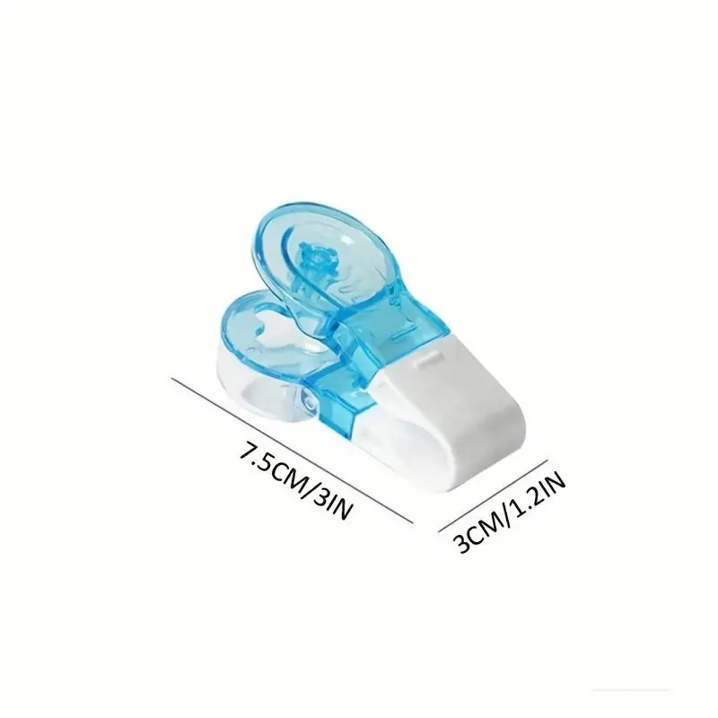 Portable Pill Extractor, 1 Count Pill Storage Box with Pill Remover, Pill Dispenser, Blue Pill Organizer for Elderly, Disabled, Hand Arthritis Individuals, Healthcare 1