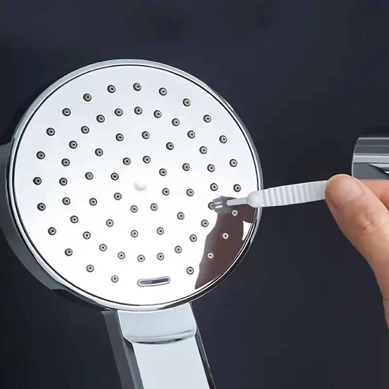 Plastic Shower Head Cleaning Brush, 10pcs Portable Mini Lightweight Disposable Shower Head Cleaning Brush, Bathroom Accessories Cleaning Tools, Cleaning Gadgets, Scrubbing Stick, Bathroom Accessories, House Cleaning Tools,  Cleaning Bundles 1