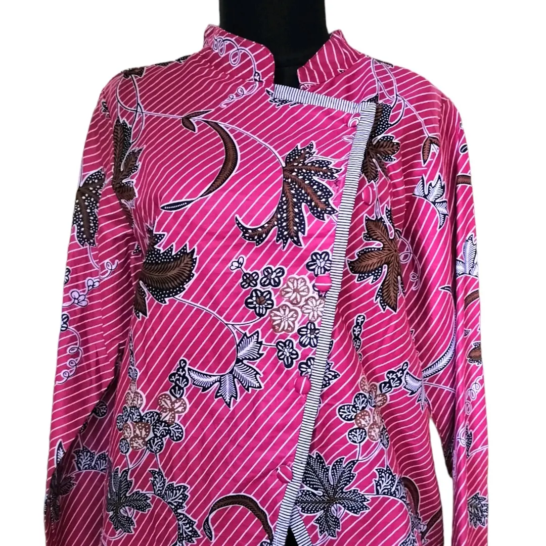 Blouse Wanita Batik Print