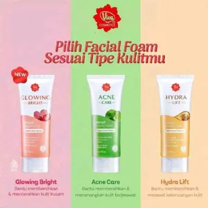 Viva Bright Facial Foam 100ml - Sabun Muka Terbaik untuk Kulit Cerah dan Sehat