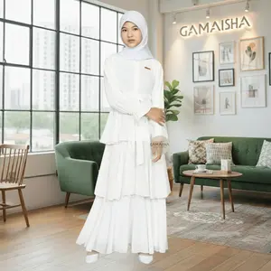 GAMIS  PARTY CERUTY ANAK PEREMPUAN REMAJA TANGGUNG USIA 8 - 17 LONG DRESS MUSLIM PESTA KEKINIAN