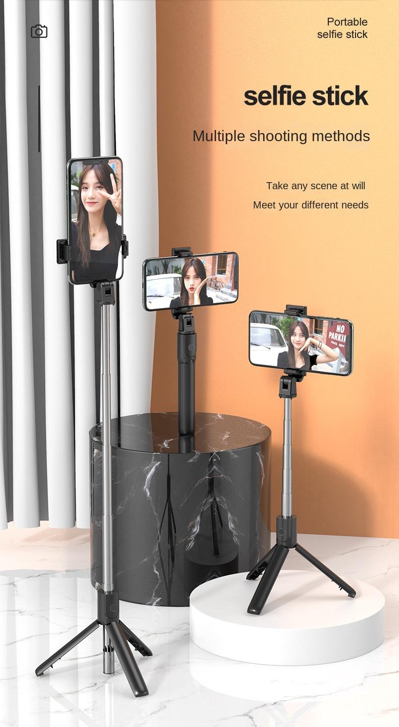 Product Introduction of S02 Mobile Camera Pole Tripod Bluetooth Universal Camera Pole 6
