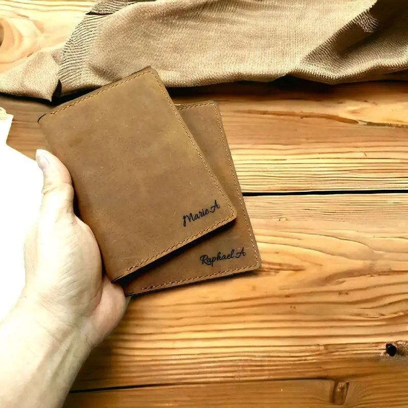 Ví Đựng Hộ Chiếu Passport May Thủ Công, Passport Wallet handmade 5