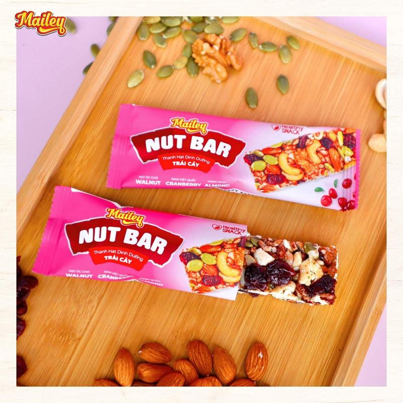 Product Introduction of [COMBO 2 HỘP] Thanh hạt dinh dưỡng NUT BAR MAILEY mật ong,trái cây hộp 160g  - Bánh hạt dinh dưỡng ăn sáng, ăn nhẹ phù hợp 1