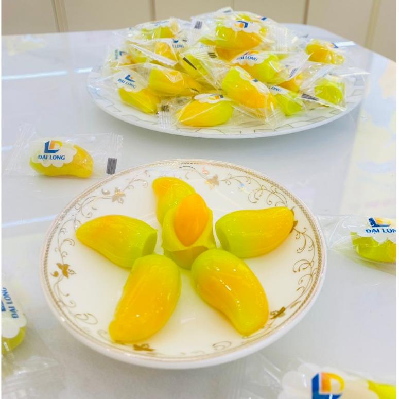 500G KẸO DẺO XOÀI LỘT VỎ ĐẠI LONG XOÀI XANH XOÀI VÀNG KẸO DẺO MIX TRÁI CÂY ĐẠI LONG THƠM NGON VỊ TRÁI CÂY