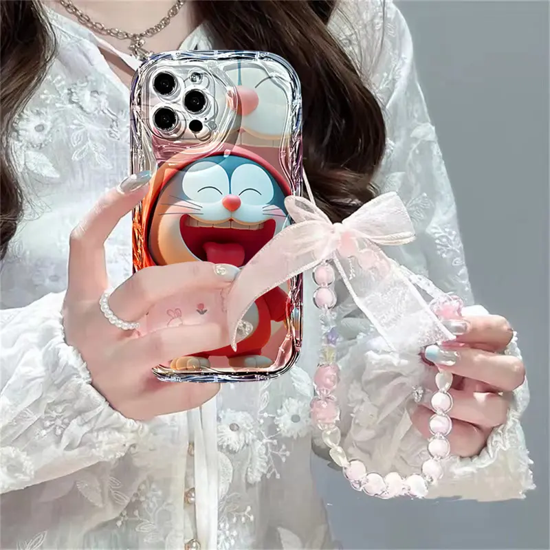 Case for Oppo A3X A60 A16 A38 A18 A17 A58 A78 A17K A15 A5S A77s A79 A31 A16S A52 A1K A95 A54 A57 A7 A12 A3S A16K A74 A53 A1K A11K A76 F9 Laughing Tinkerbell cat and Tea Drinking Panda Case jisccou 8